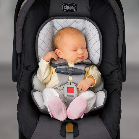 The Chicco KeyFit 30 can seamlessly move from a car to a stroller, and you can even remove its base for easier use in a cab or on an airplane.